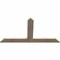 Ekena Millwork Portland Smooth Timber Gable Bracket, Douglas Fir, 60"W x 32"H x 1 1/2"D x 5 1/2"F, 13/12 Pitch GBW060X32X0206POR00SDF - alternate 2